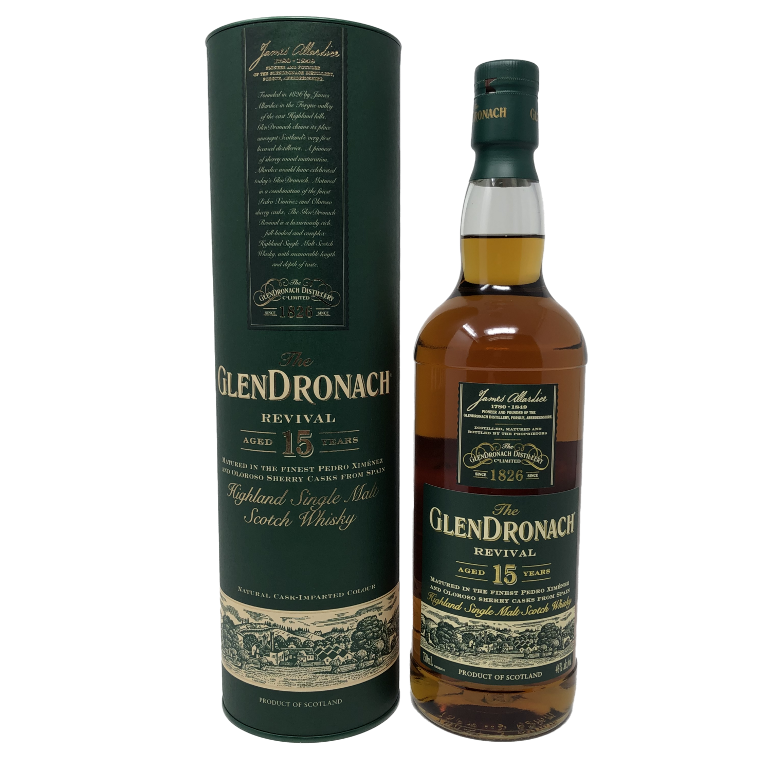 GlenDronach 15 Year Revival Single Malt Scotch Whisky