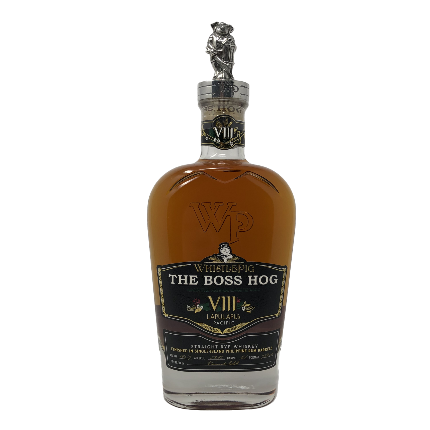 WhistlePig Boss Hog VIII LapuLapu's Pacific Straight Rye Whiskey