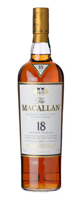 Macallan 18 Year Old Sherry Oak Single Malt Scotch Whisky Distilled 1996 (NO BOX)