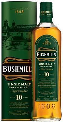 Bushmills Single Malt 10 Year Irish Whiskey