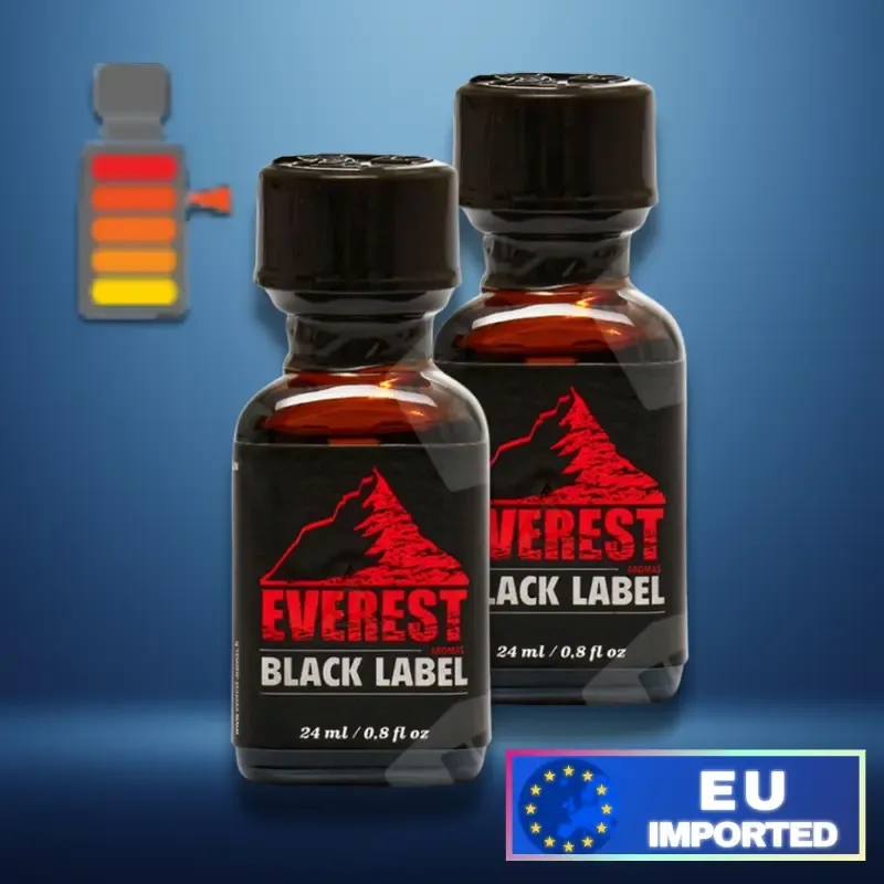 Multi Pack Offers-Everest Black Label Poppers 24ml x 2