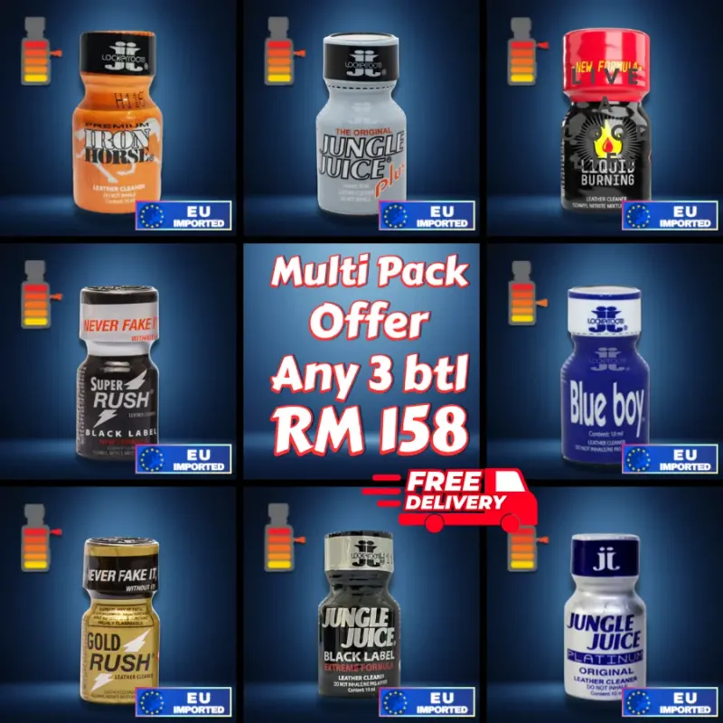 Multi Pack Offers-Any 3 bottle Poppers