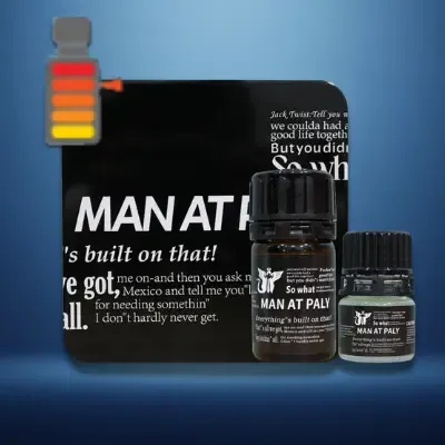 Man At Play Black Poppers Set 40ml + 20ml