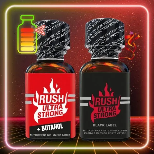 Sale-Rush Ultra Strong Combo (Butanol + Black Label) 25ml × 2