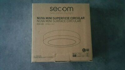 SPOT LED NUVA MINI SECOM COULEUR CHROME MAT 18W 1350 LUMENS 4000K