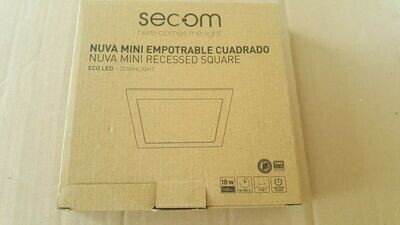 SPOT LED ENCASTRABLE NUVA MINI SECOM COULEUR CHROME MAT 18W 1400 LUMENS