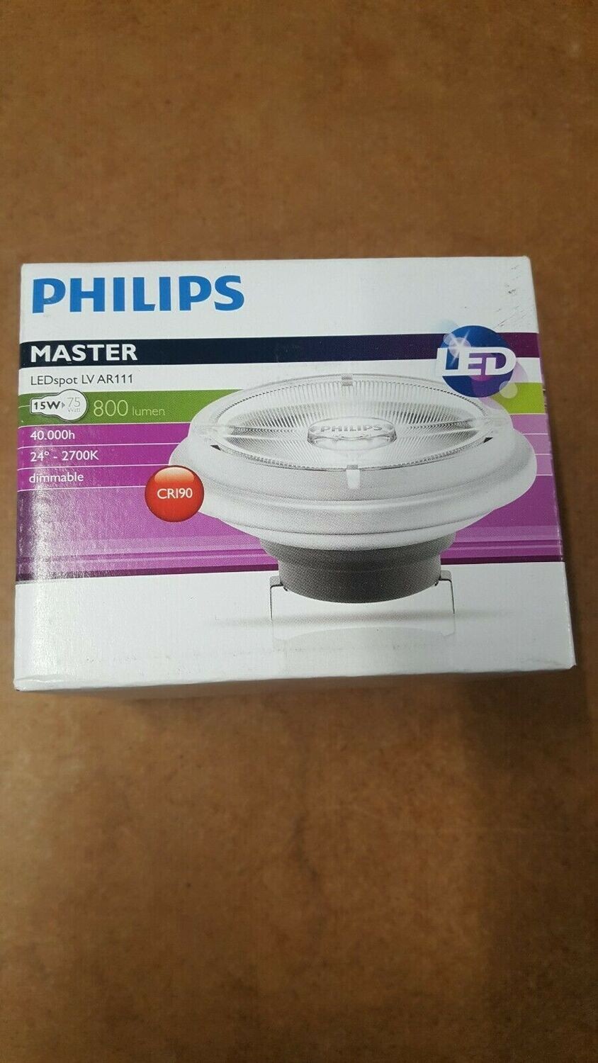 Master Ledspot LV D AR111 15 75W 12V 927 24D dimmable Philips