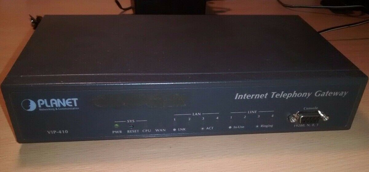 PLANET VIP-410 Internet Telephony Gateway
