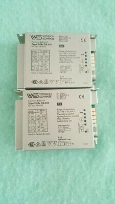 2 X VOSSLOH SCHWABE ALIMENTATION IODURE METAL HI 35W