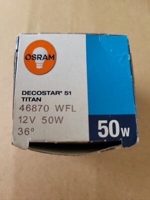 OSRAM DECOSTAR HALOGÈNE 12V50W 36° GU5.3