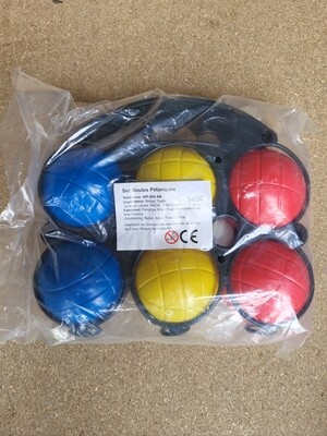 SET DE 6 BOULES DE PÉTANQUE