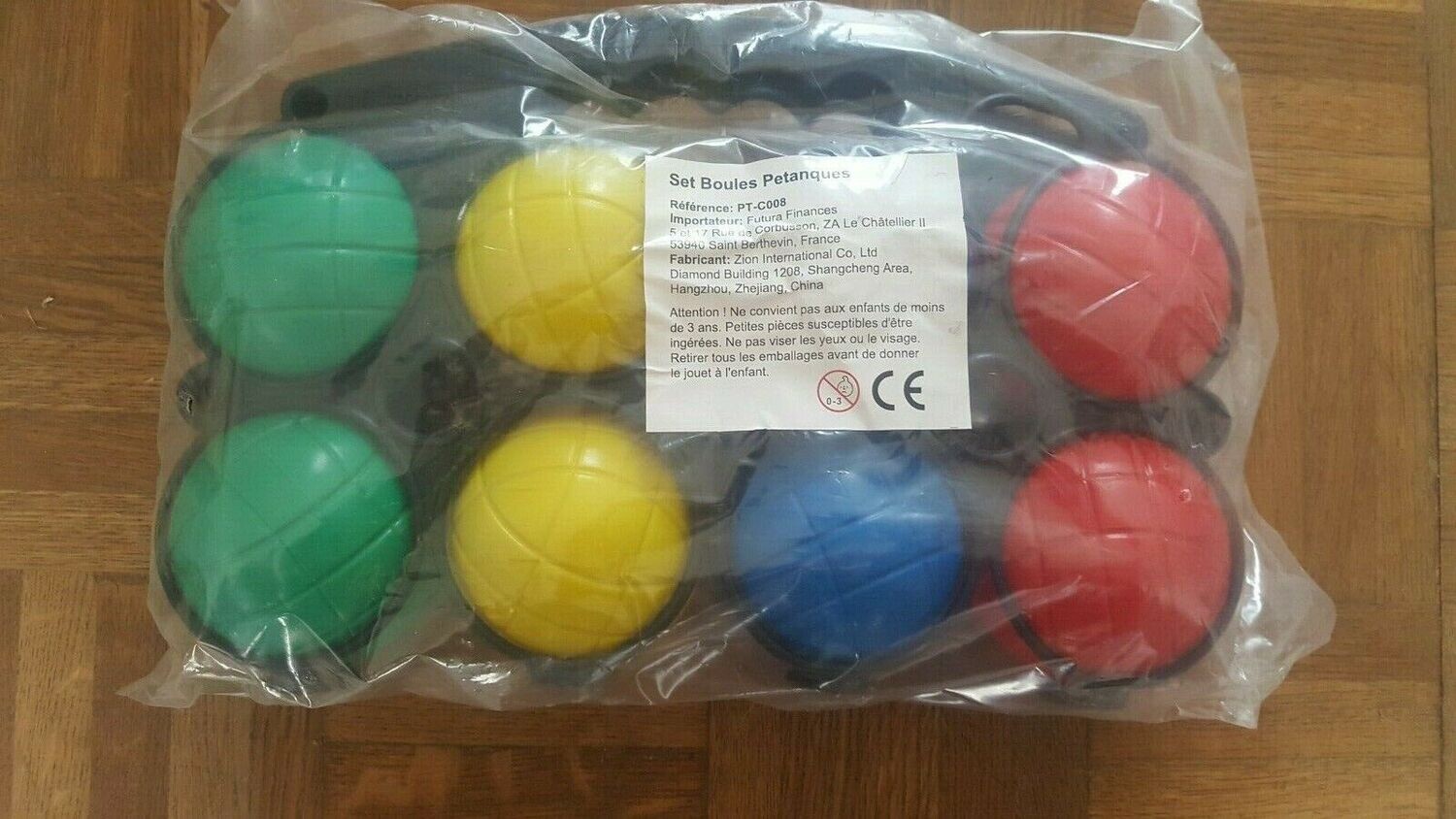 SET DE 8 BOULES DE PETANQUE