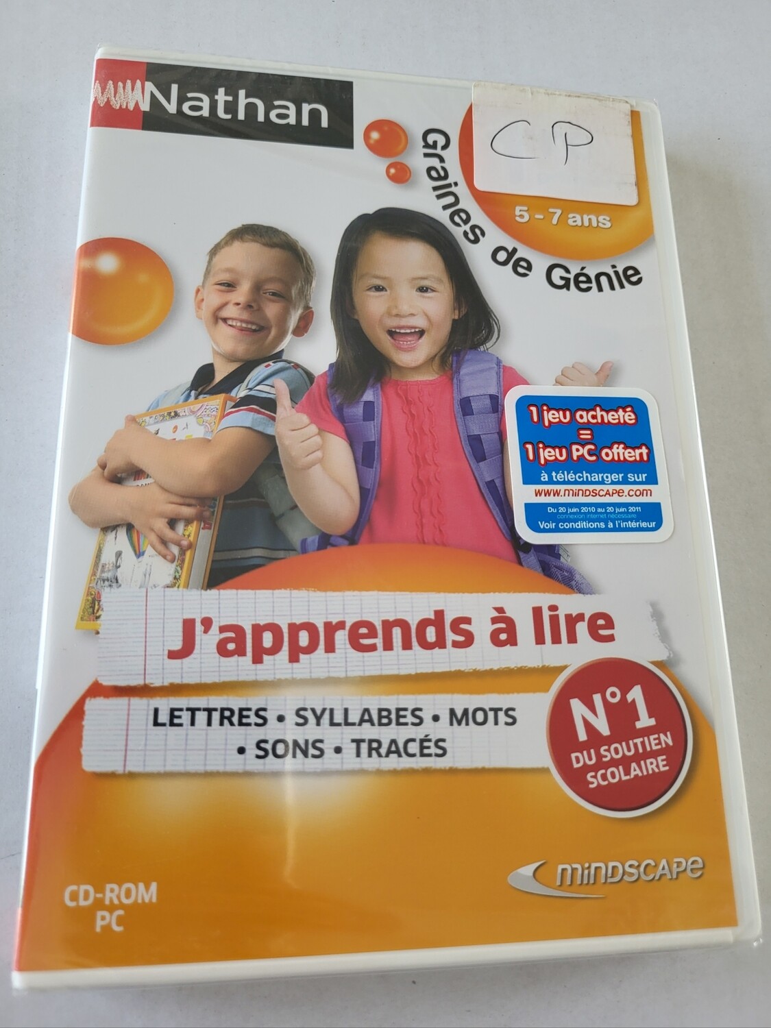 JEU PC GRAINES DE GENIE " J APPRENDS A LIRE " 5-7 ANS