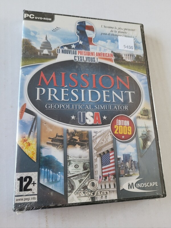 JEU DE PC " MISSION PRÉSIDENT USA " MINDSCAPE NEUF