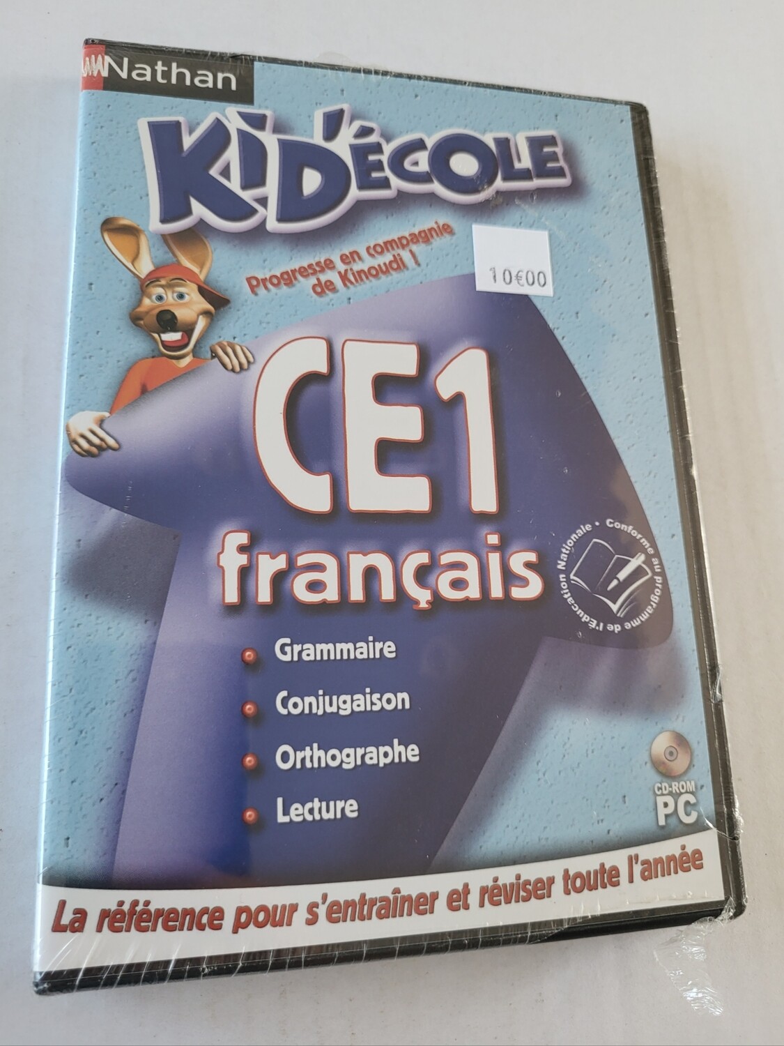 JEU DE PC " KID'ECOLE " FRANÇAIS CE1