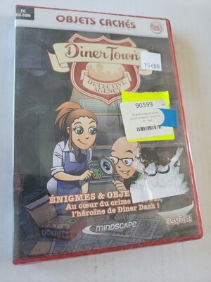 JEU DE PC " DINER TOWN " DETECTIVE AGENCY