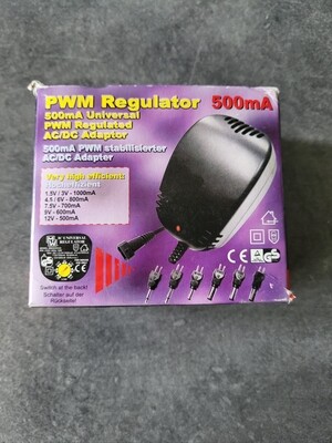 TRANSFORMATEUR UNIVERSEL 230V / 1.5V-3V-4.5V-6V-7.5V-9V-12V 500MA