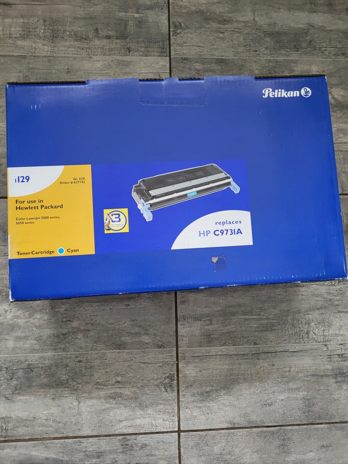 TONER PELIKAN 627742 CYAN POUR HP 5500/5550 SERIE