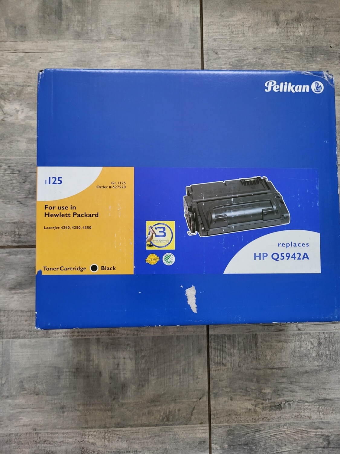 TONER PELIKAN 627520 BLACK POUR HP LASERJET 4240, 4250,4350