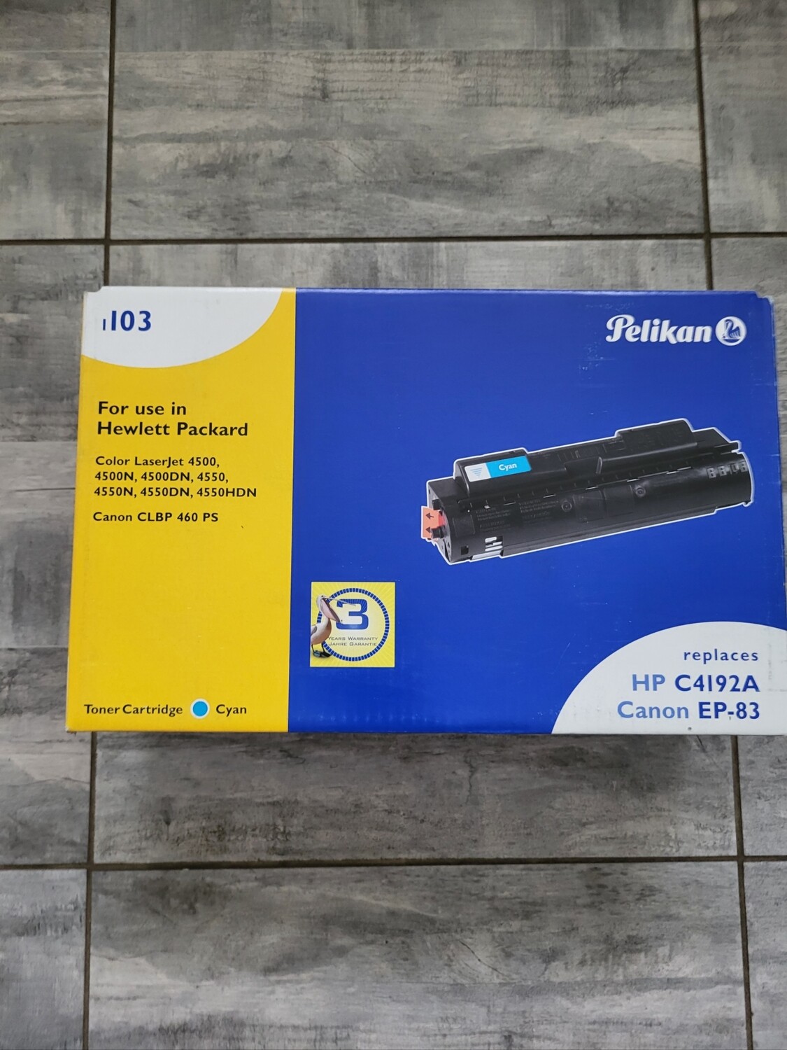 TONER PELIKAN CYAN POUR HP4500/4550 ET CANON CLBP 460 PS