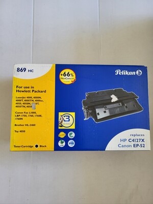 TONER PELIKAN 620910 BLACK POUR HP LASERJET 4000-4050 ET CANON FAX L1000 - LBP