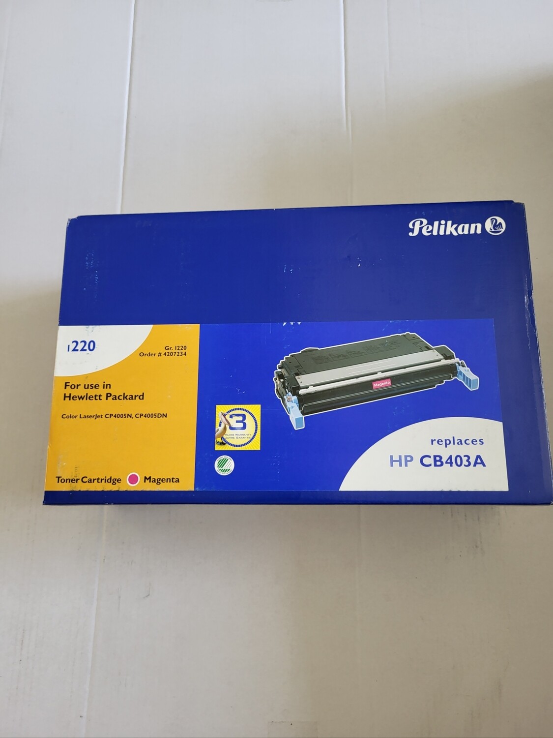 TONER PELIKAN 4207234 MAGENTA POUR HP COLOR LASERJET CP4005
