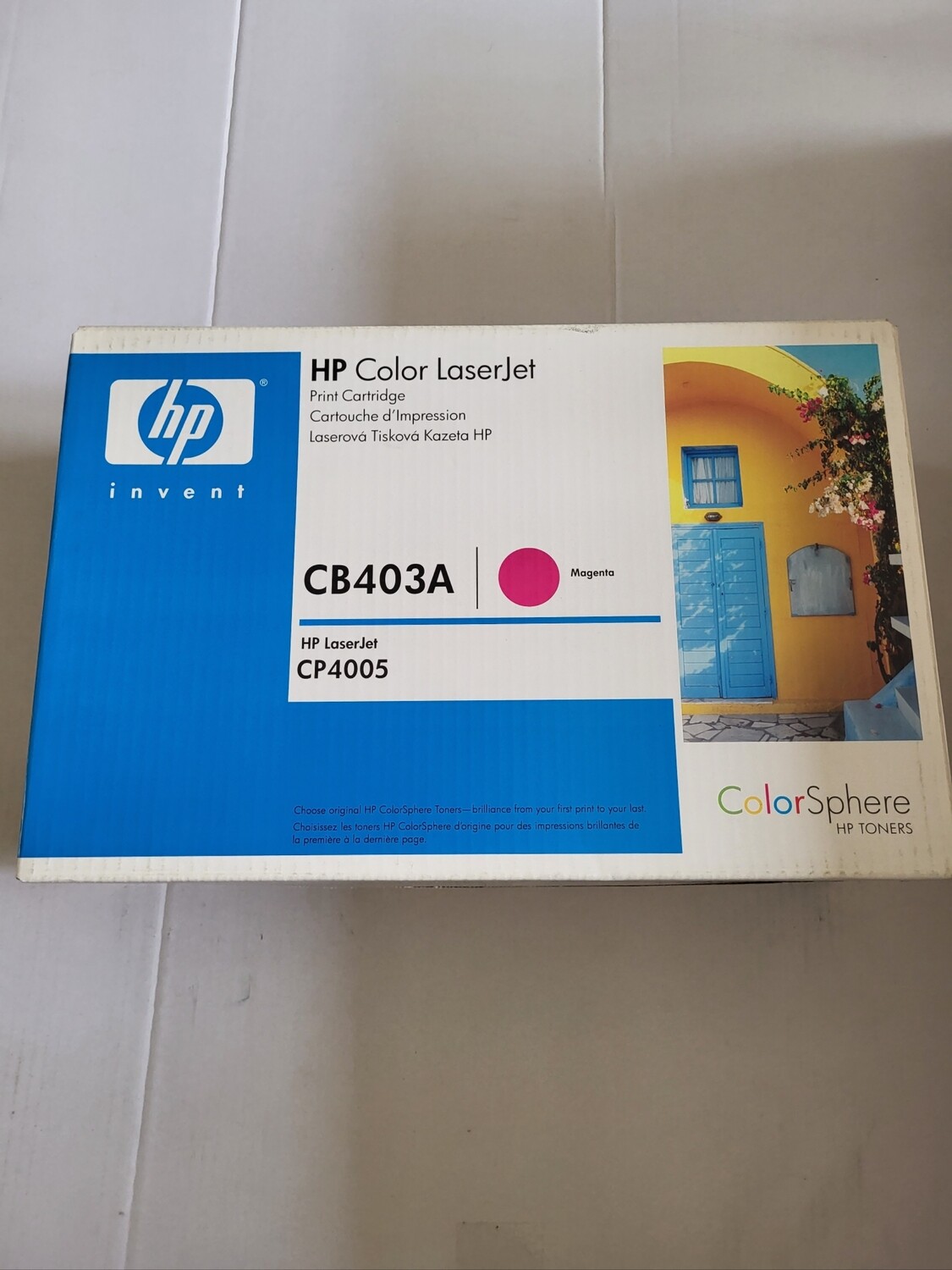 CARTOUCHE D IMPRESSION HP MAGENTA CB403A POUR HP LASERJET CP4005
