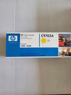 CARTOUCHE D IMPRESSION HP C9702A YELLOW POUR HP LASERJET 1500-2500