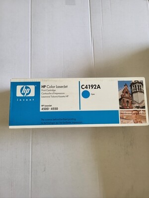 CARTOUCHE D IMPRESSION HP C4192A CYAN POUR HP LASERJET 4500-4550