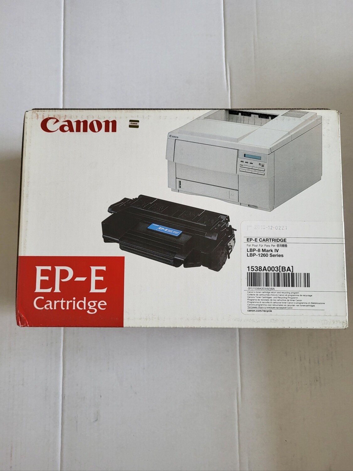 TONER CANON EP-E POUR CANON LBP-8 - LBP-1260