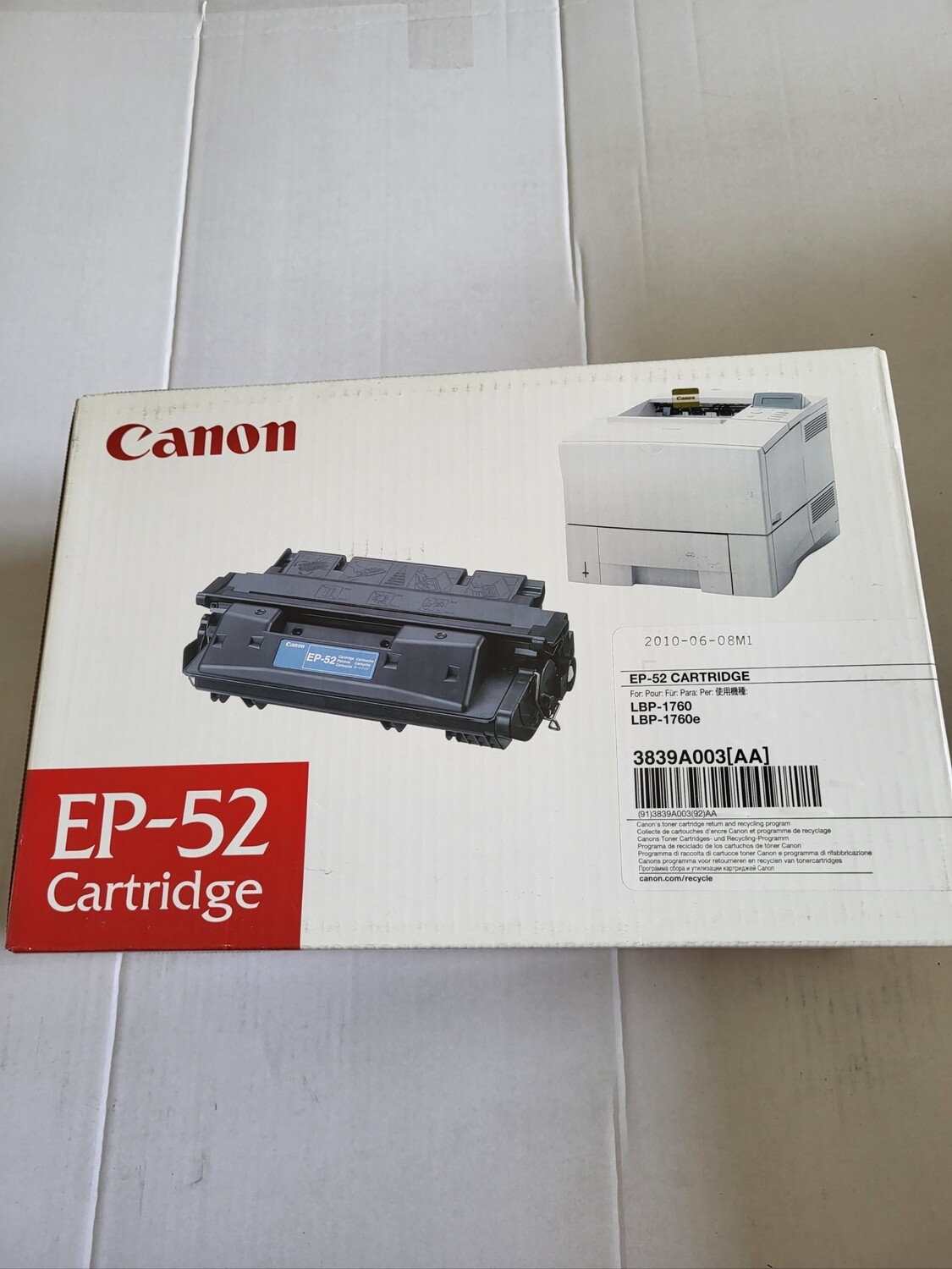 TONER CANON EP-52 POUR LBP-1760/E