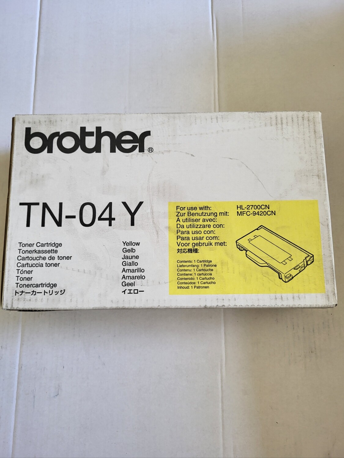 TONER BROTHER YELLOW TN-04Y POUR HL-2700CN ET MFC-9420CN