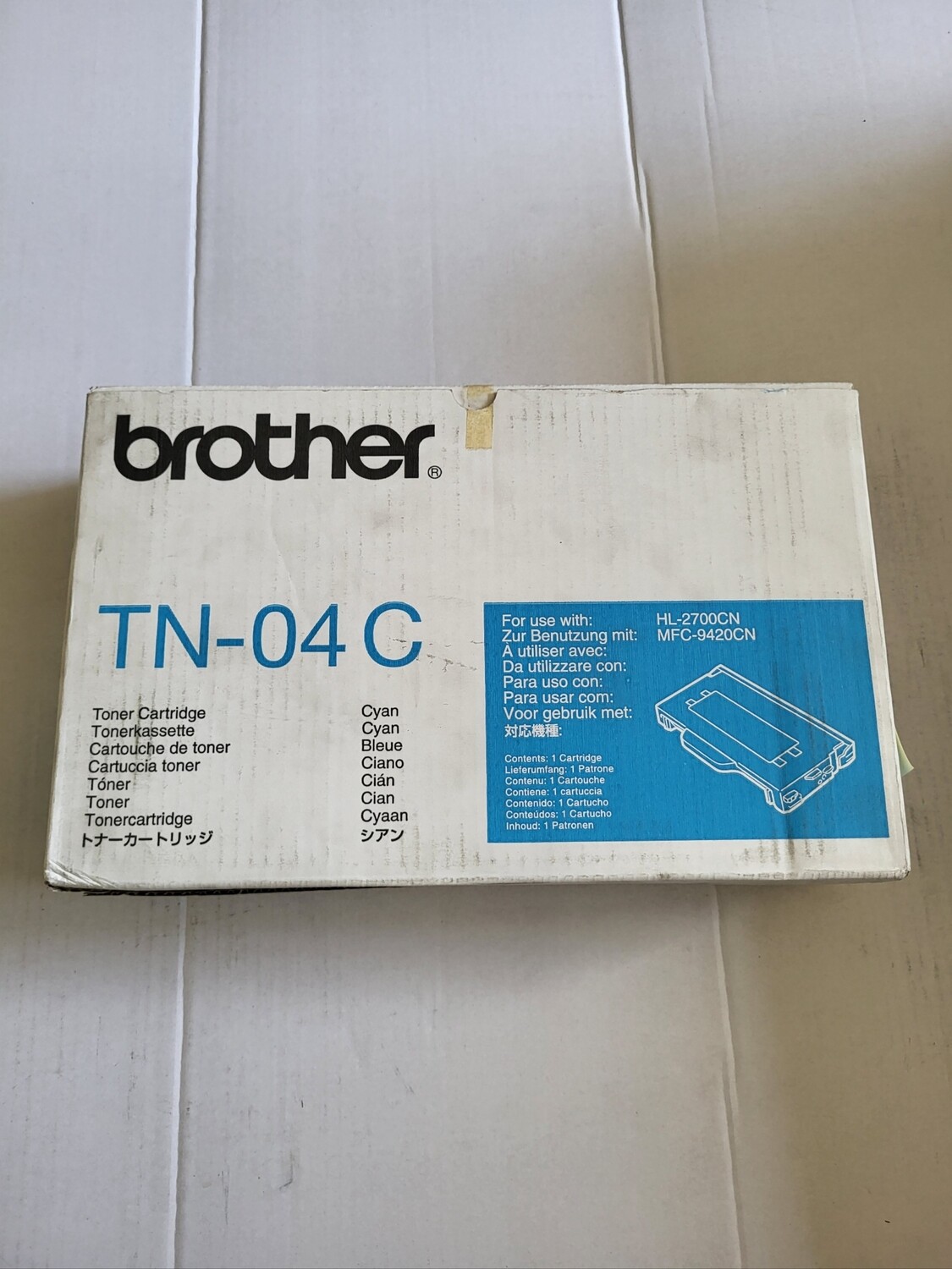 TONER BROTHER CYAN TN-04C POUR HL-2700CN ET MFC-9420CN