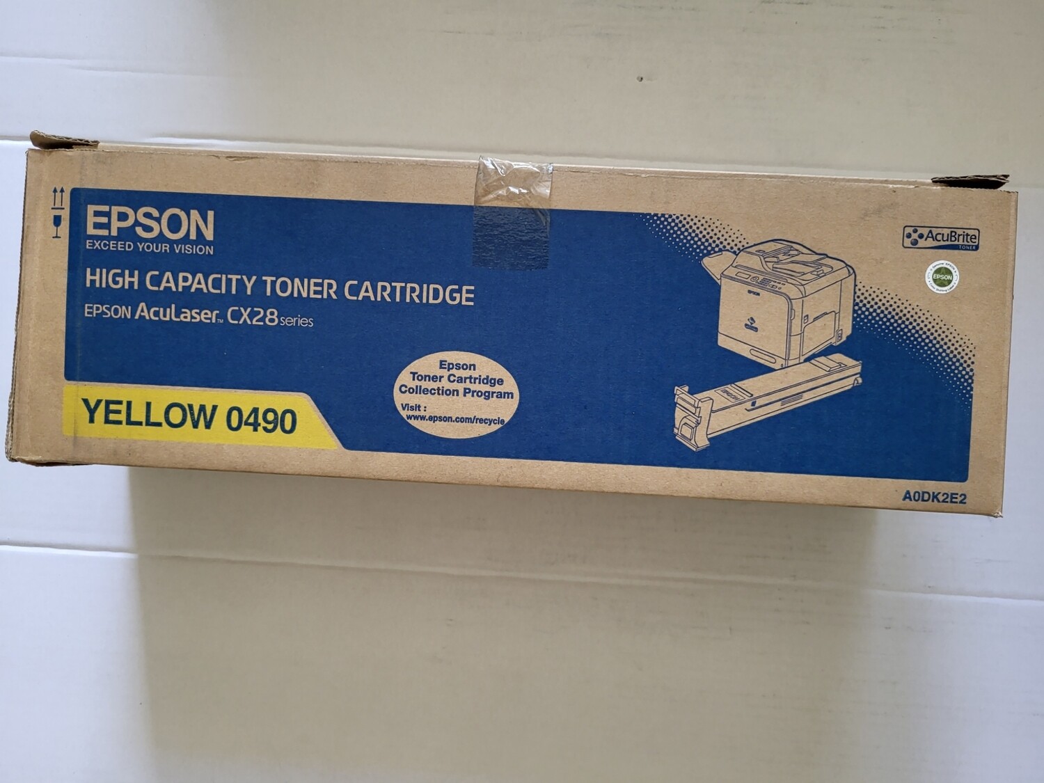 TONER EPSON YELLOW 0490 POUR ACULASER CX28 SERIES