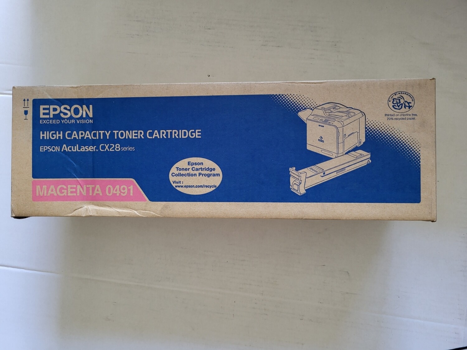 TONER EPSON MAGENTA 0491 POUR ACULASER CX28 SERIES