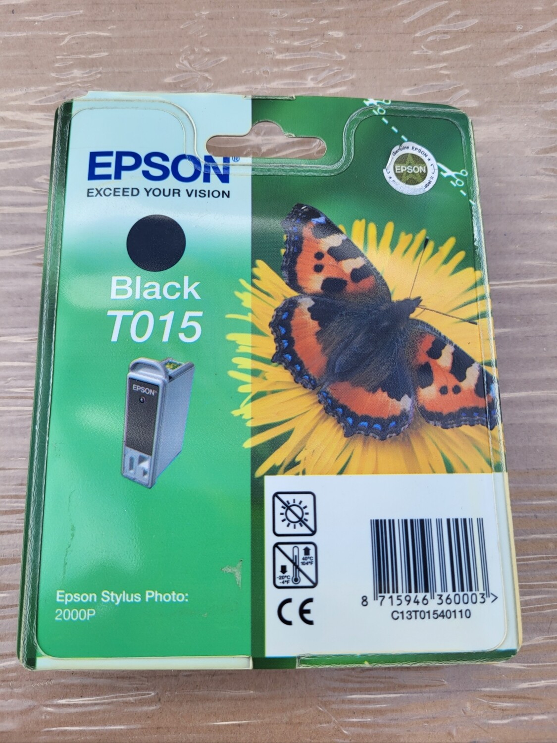 EPSON T015 BLACK POUR STYLUS PHOTO 2000P