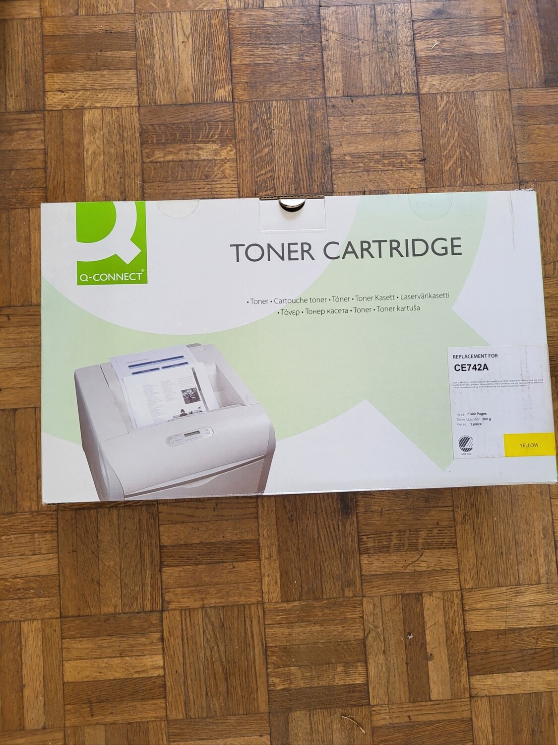TONER Q-CONNECT YELLOW POUR HP COLOR LASERJET CP5225