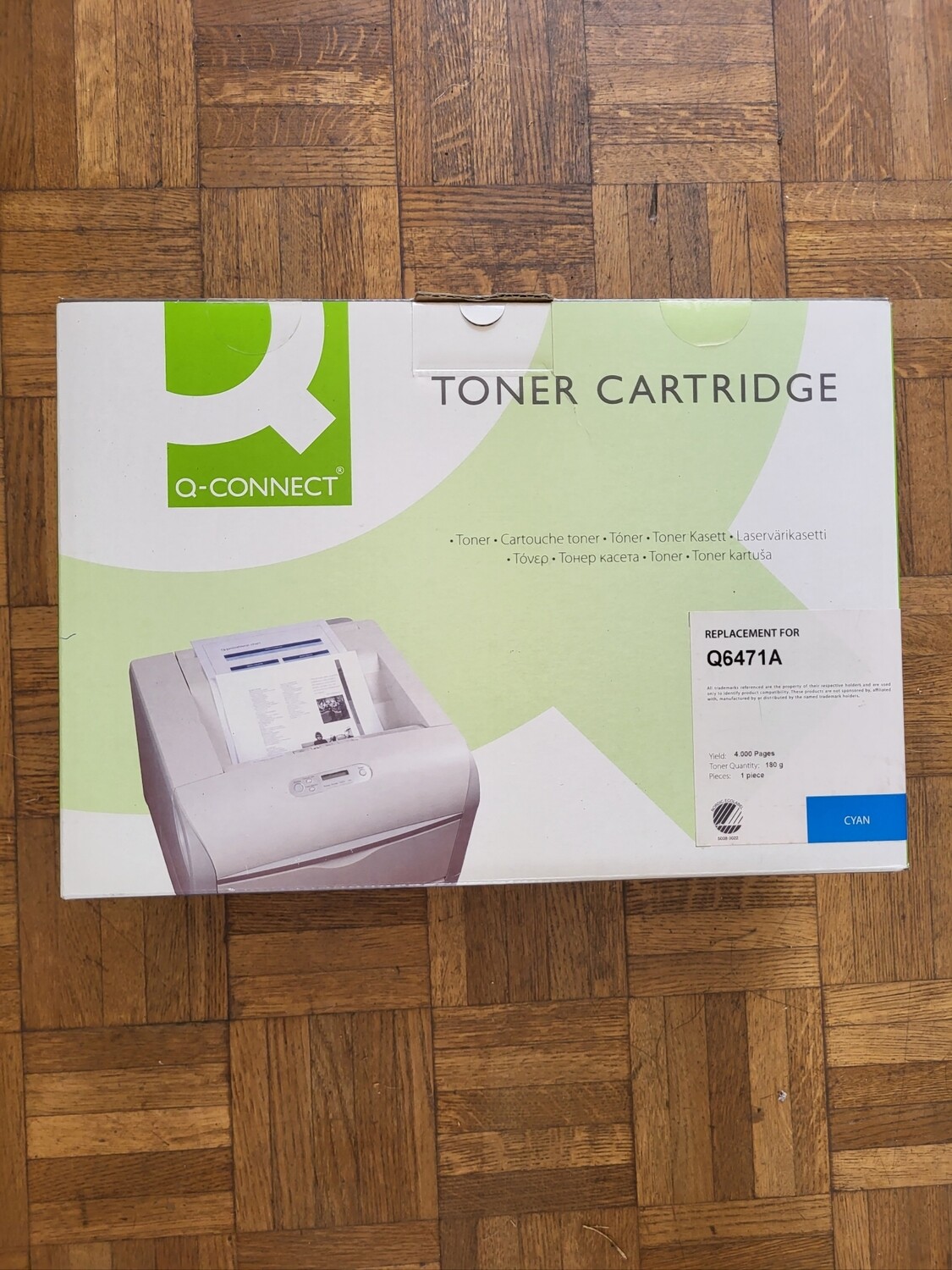 TONER Q-CONNECT CYAN POUR HP COLOR LASERJET 3600