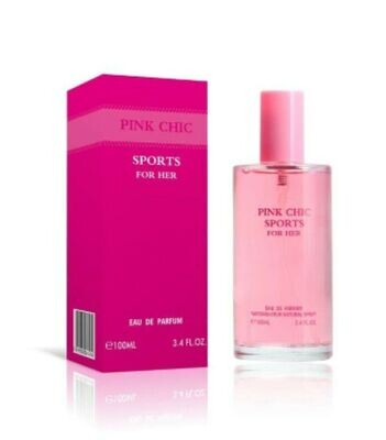 EAU DE PARFUM FEMME " SPORTS FOR HER PINK CHIC " FLACON 100 ML