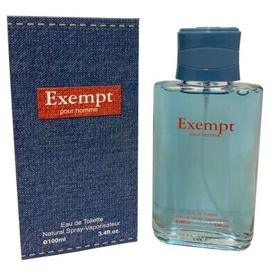 EAU DE TOILETTE HOMME " EXEMPT " 100 ML