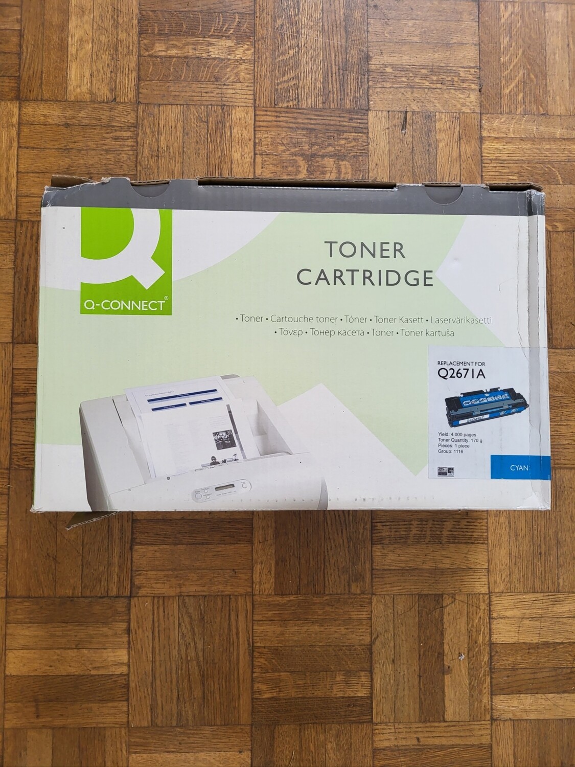 TONER Q-CONNECT CYAN POUR HP COLOR LASERJET 3500/N 3550/N
