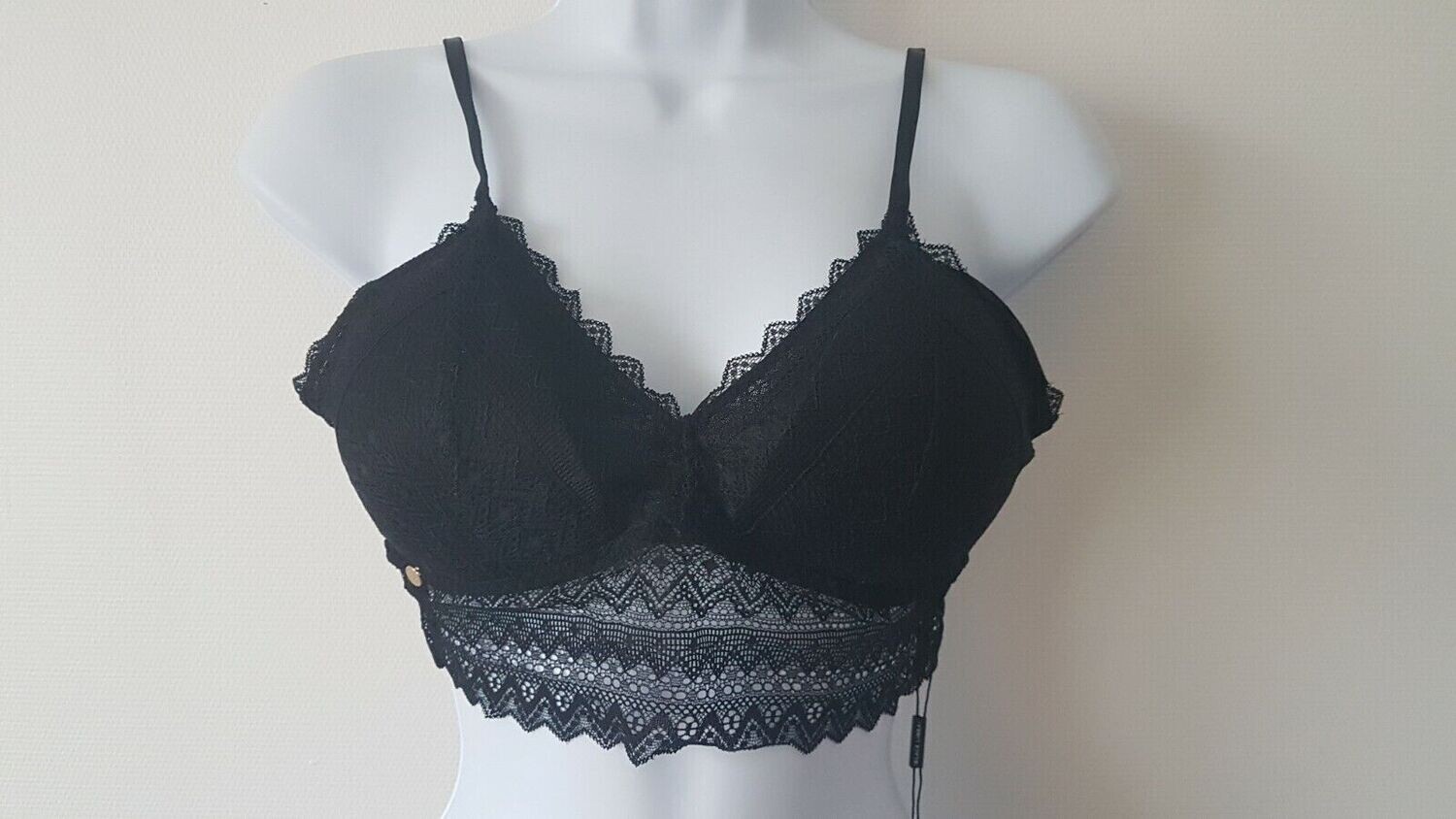 Brassière rembourrée BLACK LIMBA neuve modèle WABI taille L