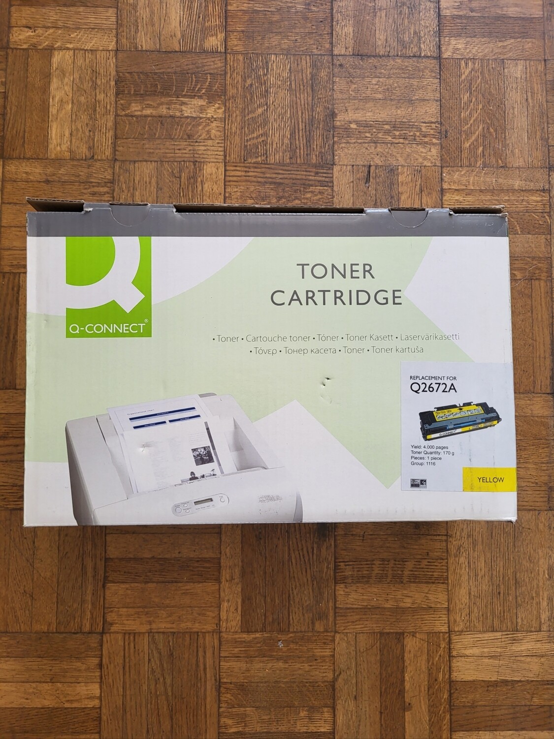 TONER Q-CONNECT YELLOW POUR HP COLOR LASERJET 3500-3550