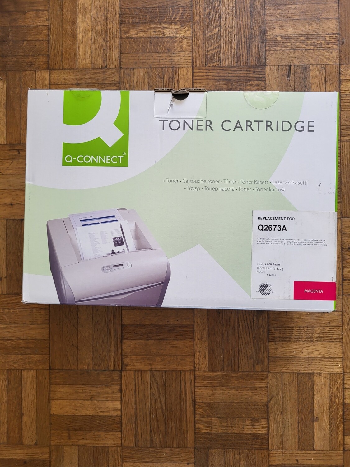TONER Q-CONNECT MAGENTA POUR HP COLOR LASERJET 3500-3550