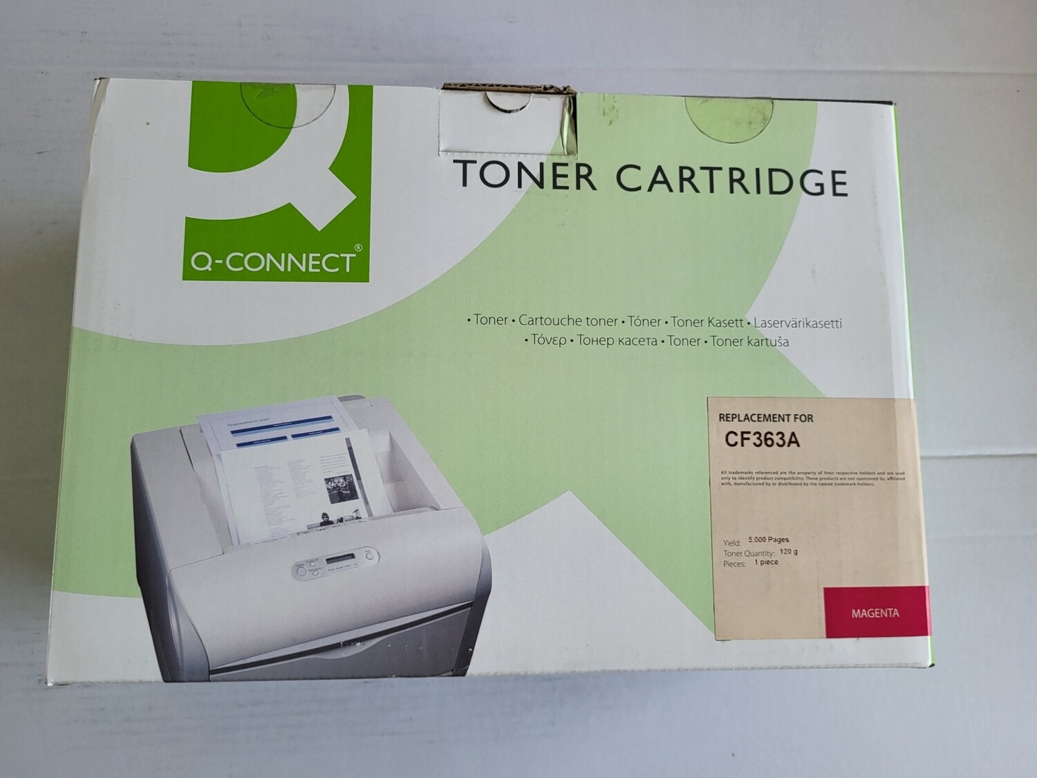 TONER Q-CONNECT MAGENTA POUR HP COLOR LASERJET ENTERPRISE M552DN-M553 MFP M577C