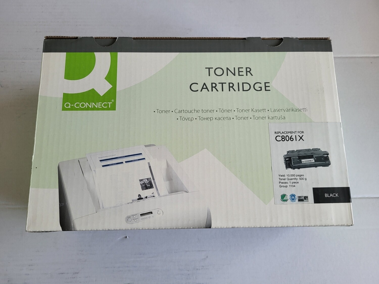 TONER Q-CONNECT BLACK POUR HP LASERJET 4100/DN/DTN/MFP/N/N+/TN