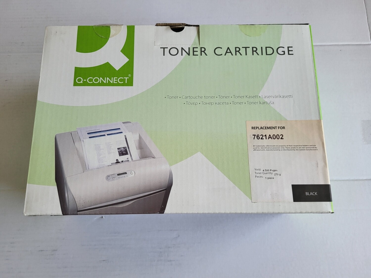 TONER Q-CONNECT BLACK POUR CANON FAX L2000/I/IP