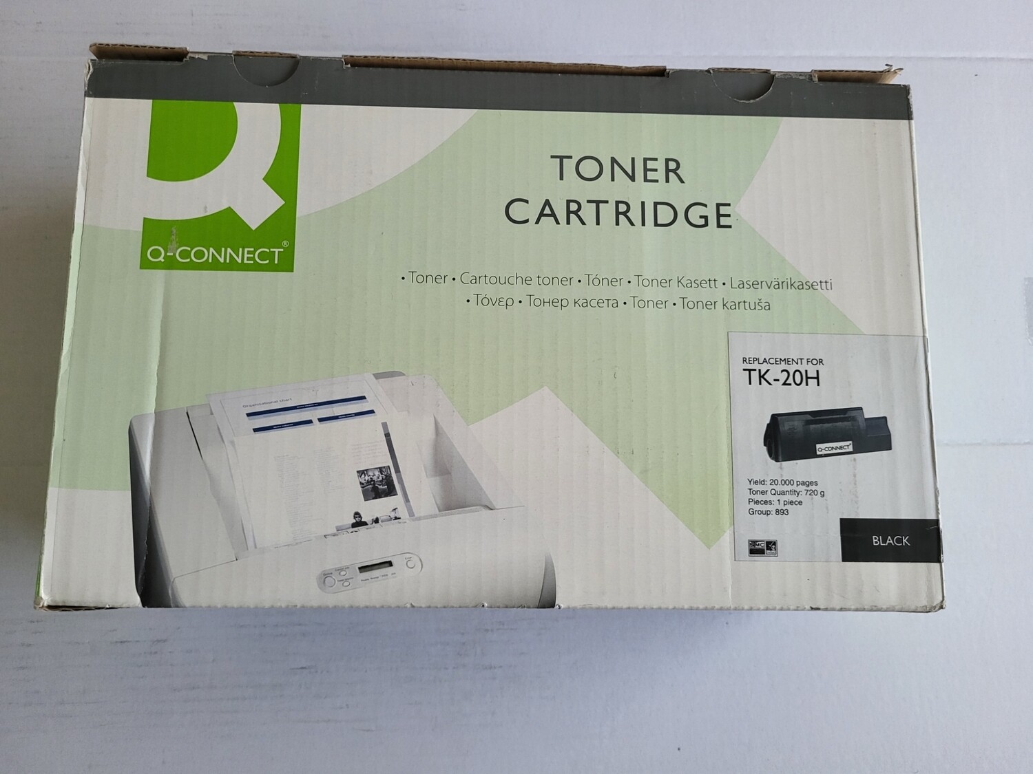 TONER Q-CONNECT BLACK POUR KYOCERA FS 1700-1750-3700-3750-6700-6900