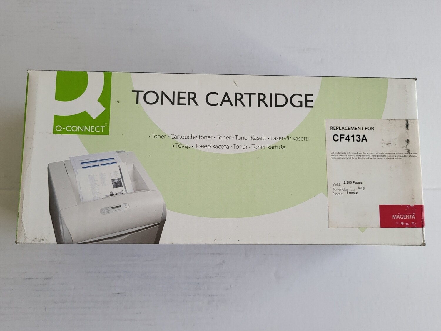 TONER Q-CONNECT MAGENTA POUR HP COLOR LASERJET PRO M452-M377-M477