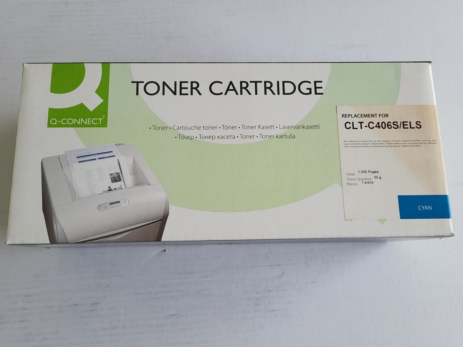 TONER Q-CONNECT CYAN POUR SAMSUNG CLP-CLX-C